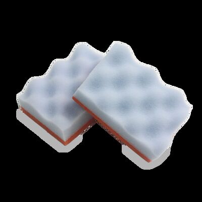 2-in-1 Nano Scourer Sponge: Chemical-Free Cleaning + Non-Scratch Scrubbing Layer.