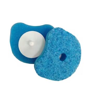 Disposable Toilet Brush Head: Built-In Cleaner for Deep Hygienic Cleaning.