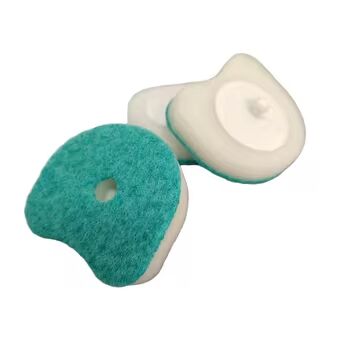 Easy-Change Toilet Brush Refill: Built-In Cleaning Agents, Hygienic & Safe.