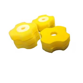 Disposable Toilet Brush Head: Built-In Cleaner for Hygienic Bathroom Care.