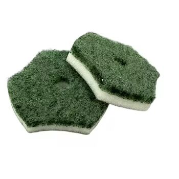 360-Degree Disposable Toilet Head: Flexible Sponge Reaches Every Curve for Deep Clean.