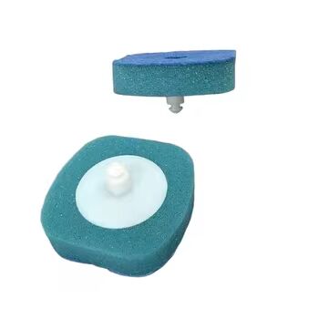 Multi-Layer Disposable Toilet Head: Scrub Surface + Absorbent Core + Built-In Cleaner.