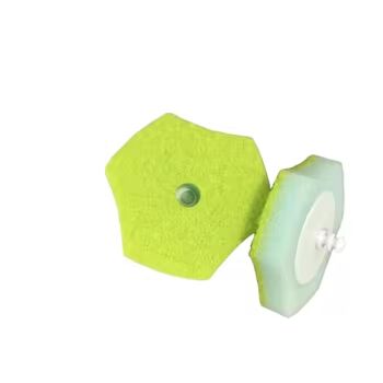 Dual-Action Disposable Toilet Head: Scrubbing Fibers + Built-In Cleaning Solution.