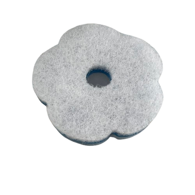 Customizable disposable toilet brush replacement heads, including cleaning solution