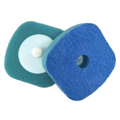 Toilet brush replacement pack, antibacterial and deodorizing, for everyday household use.