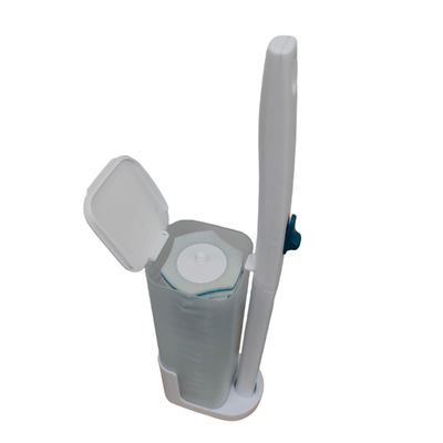 Disposable toilet brushes for daily antibacterial use in household cleaning