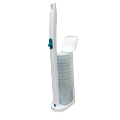 Disposable toilet brushes for daily antibacterial use in household cleaning