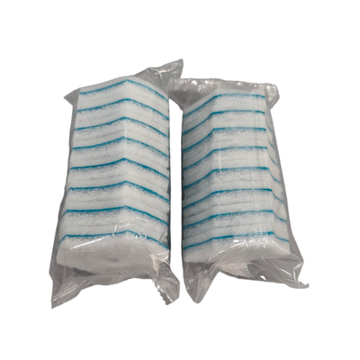 Replacement toilet brush for daily cleaning, suitable for bathroom and toilet use.