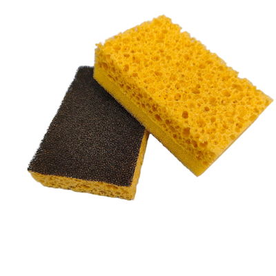 Double-sided cleaning sponge kitchen cleaning tool, customizable seaweed sponge