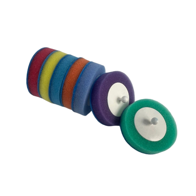 Colorful Customizable Disposable Toilet Brush Replacement Head with Pre-shaped Scrubber for Thorough Cleaning