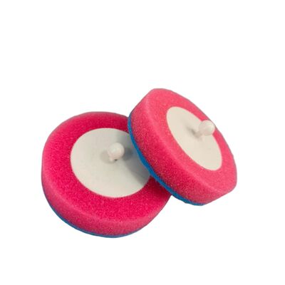 Disposable toilet brush replacement packs, multiple colors available, customizable.