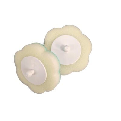 Disposable toilet brush replacement pack for bathroom cleaning and daily household use