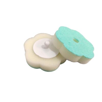 Disposable toilet brush replacement pack for bathroom cleaning and daily household use