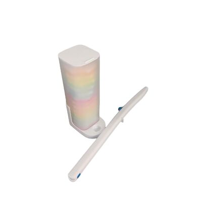 Disposable toilet brush sets are customizable bathroom cleaning tools.