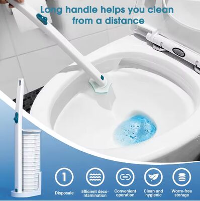 Disposable toilet brush set, wall-mountable, logo printable,Convenient