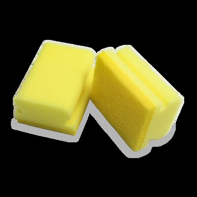Kitchen Scrubber Sponge – Dual-Sided, Soft Foam Absorbs Water, Rough Pad Scours Dishes