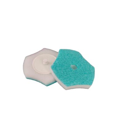 Tête de remplacement de brosse à toilettes jetable, remplissage de lingettes de nettoyage préchargé
