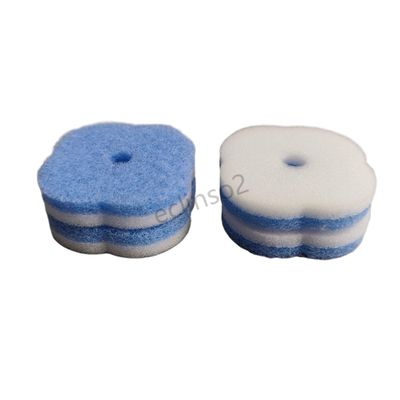 Disposable Toilet Brush Heads – Built-In Cleaner, Removes Grime, Hygienic