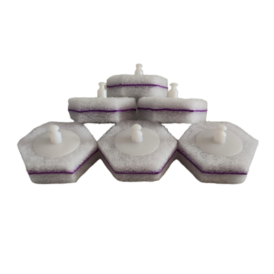 Disposable Toilet Brush Heads – Built-In Cleaner, Powerful Scrubbing Action