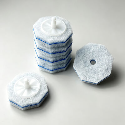 Disposable toilet brush sponge refills Comes with cleaning solution Multiple options available