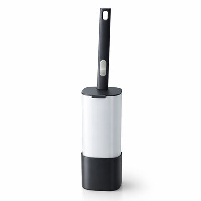 Replaceable Brush Head, Clamp-Type No-Hands Design, Convenient Disposable Toilet Brush Set