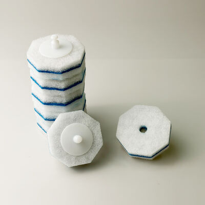 Snap-On Disposable Toilet Brush Heads – Built-In Cleaner for Hygiene