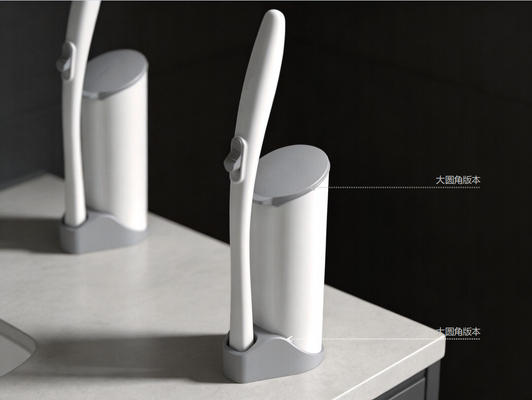 Disposable Toilet Brush with Hygienic Single-Use Design, Built-In Cleaning Power, and Touch-Free Disposal