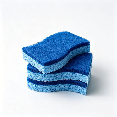 Kitchen Wood Pulp Scrubber – Gentle on Glass, Strong on Burnt Food