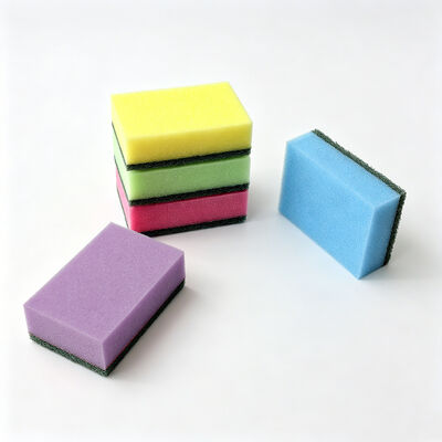 Dual-Sided Scrubber – Soft Sponge + Tough Scourer, Cleans All Cookware