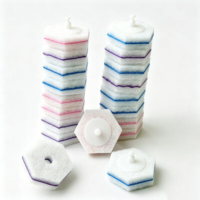 Disposable sponge replacement heads for toilet cleaning multiple styles available scented