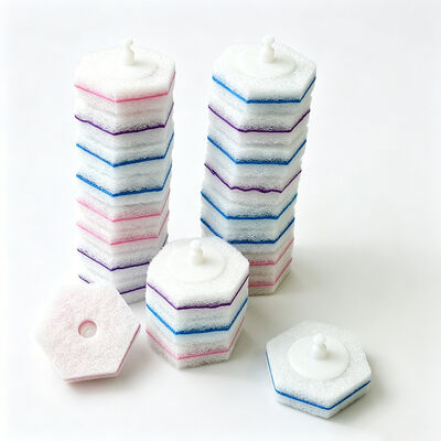 Disposable sponge replacement heads for toilet cleaning multiple styles available scented