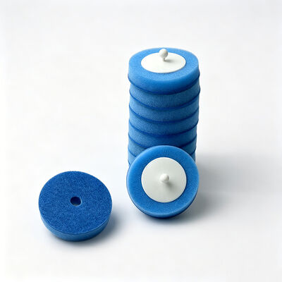 Disposable toilet brush sponge replacement heads multiple colors  PS  PP materials