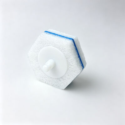 Dual-Action Cleaning, Glaze-Safe, Touch-Free – Disposable Toilet Brush Refill Head