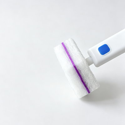 Toilet Brush Kit – Replaceable Heads with Built-In Cleaner for Hygiene