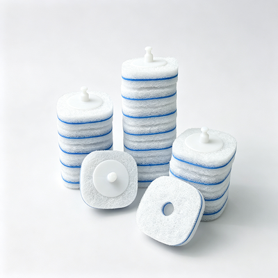 Disposable toilet brush sponge refills strong foam concentration multiple options available