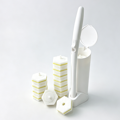 Toilet Brush Set – Sturdy ABS Handle & Holder for Daily Hygiene Cleaning