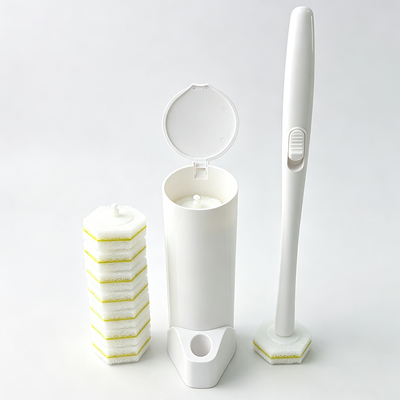 Toilet Brush Set – Sturdy ABS Handle & Holder for Daily Hygiene Cleaning