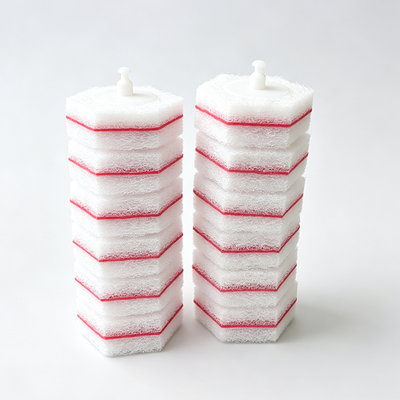Toilet Replacement Heads – With Cleaner, Deep Cleans Stubborn Stains