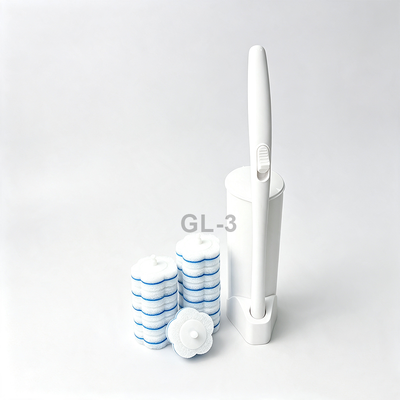 Disposable toilet brush set ABS for thorough cleaning of household toilets