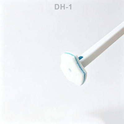 Reusable Handle, Clip-On No-Touch Replacement – Disposable Toilet Brush Set 