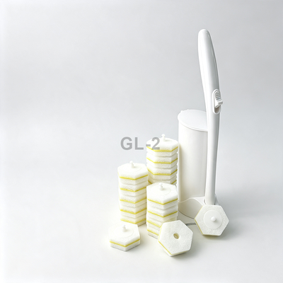 Disposable Toilet Brush No Touch Wand Odor Control Built-In Cleaner Refills 12 Counts