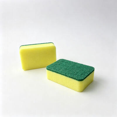 Dual-Sided Kitchen Scrubber – Soft Wipe + Tough Scour for All Surfaces