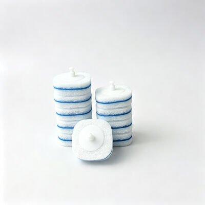 No Fluorescent Additives, Tear-Resistant Fibers – Disposable Toilet Brush Refill Head