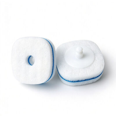 Water-Soluble Dissolving, Hands-Free Disposable, Toilet Brush Replacement Head