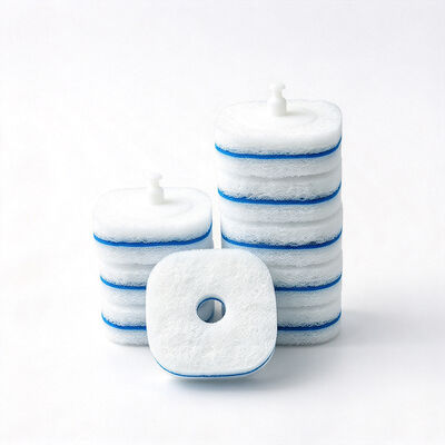 Single-Use Cross-Contamination Control, Medical-Grade Sanitary, Antibacterial Toilet Brush Refill Heads