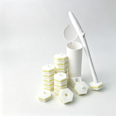 Disposable Toilet Brush Kit – Complete Set for Hygienic and Convenient Daily Cleaning