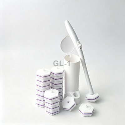 Wall-Mounted Storage, Dry & Wet Separation, Disposable Toilet Brush Set