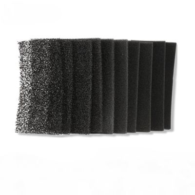 High-Density Chemical Resistant Black Filter Sponge with Customizable Porosity 10-100 PPI for Aquarium & Pond