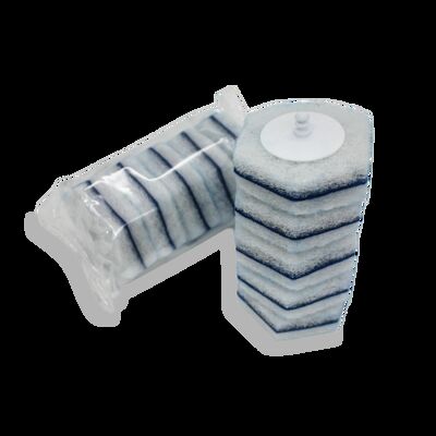 Đầu bàn chải vệ sinh dùng một lần với gel làm sạch tích hợp và sức mạnh làm sạch mạnh mẽ được làm bằng cách đúc phun