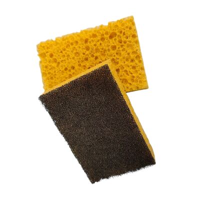 Double-sided cleaning sponge kitchen cleaning tool, customizable seaweed sponge
